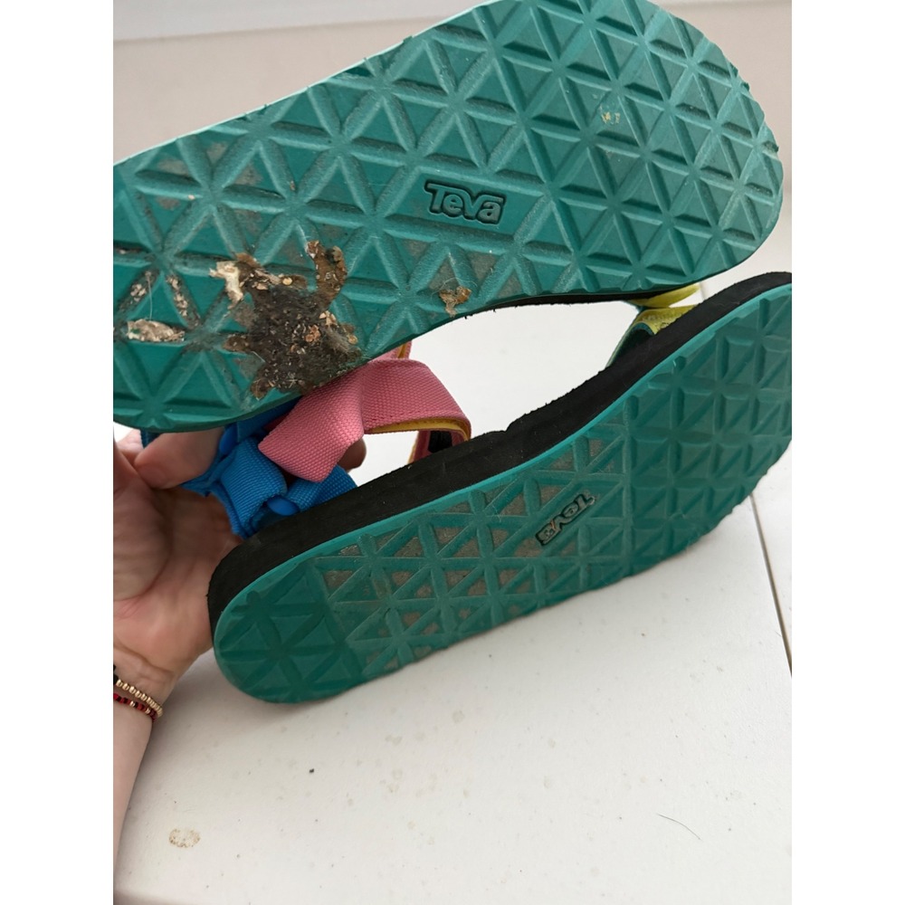Teva Original Universal Multi Color Block Sport Sandals 1003987 Womens 7 - Picture 6 of 6